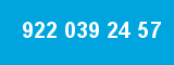 922 039 24 57 922 039 24 57
